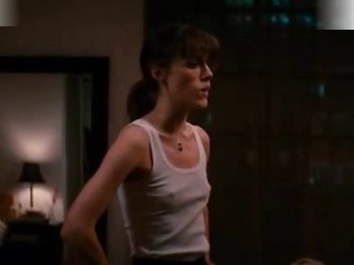 Keira Knightley in almost see-through cloths in 'Last Night'