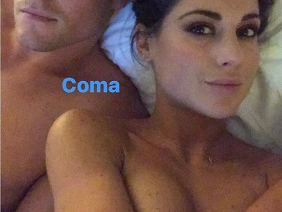 Louise Thompson topless and sexy