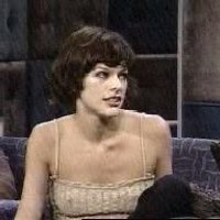 Milla Jovovich appearance in sexy outfits on TV