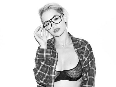 Rita Ora Sheer Top In Terry Richardson Photoshoot