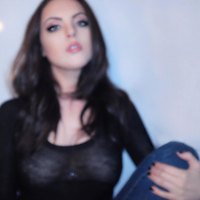 Elizabeth Gillies see-through shots