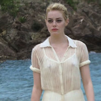 Emma Stone see-through shots