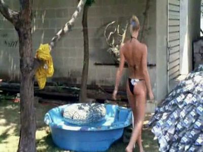 Jaime Pressly and her softcore action in Poor White Trash movie