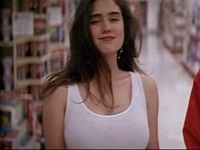 Jennifer Connelly seduces her boyfriend in Career Opportunities