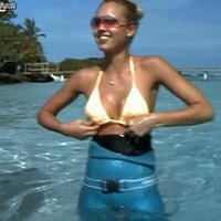 Sexy Jessica Alba on TV