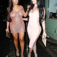 Lateysha Grace see-through shots