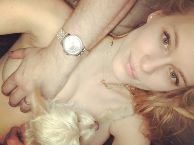 Leven Rambin topless and sexy