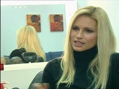 Michelle Hunziker getting naughty on TV