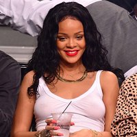 Rihanna Nipples In Sheer Tank Top
