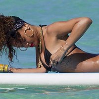 Rihanna rests in a sexy bikini