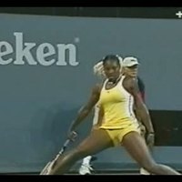 Serena Williams sexy posing on court