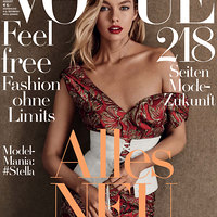 Stella Maxwell topless and sexy