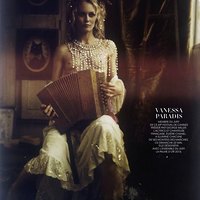 Vanessa Paradis see-through shots